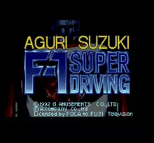 Image n° 7 - screenshots  : Aguri Suzuki F-1 Super Driving